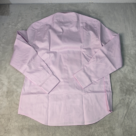MRSP$450 Ralph Lauren Purple Label Easy Care Dress Shirt Pink Made In Italy 16.5 - Picture 2 of 11